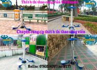 Địa chỉ mua thiết bị thể thao công viên xoay eo trụ đơn tại Long An