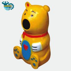 THÙNG RÁC HÌNH CON GẤU 005