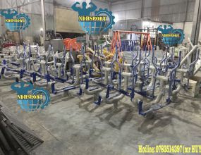 Dụng cụ thể thao công viên – máy tập đi bộ lắc tay