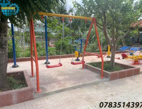 Thiết Kế Khu Tập Thể Dục Ngoài Trời "3 Trong 1" Cho Ông Bà, Cha Mẹ Và Trẻ Em