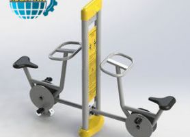 MÁY TẬP XE ĐẠP TRỤ ĐÔI