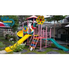 CẦU TRƯỢT SẮN CON THỎ BỐN SÀN 005