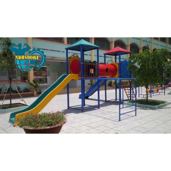 CẦU TRƯỢT HAI SÀN ỐNG CHUI 003