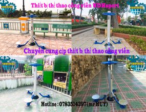 Địa chỉ mua thiết bị thể thao công viên xoay eo trụ đơn tại Long An