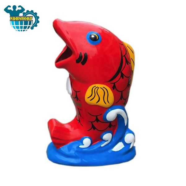 THÙNG RÁC HÌNH CON CA CHÉP 003