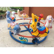 ĐU QUAY ĐƯỜNG RAY 6 CON THÚ ĐQ002