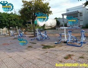 Tư vấn thi công setup báo giá lắp đặt – thiết bị thể thao công viên ngoài trời
